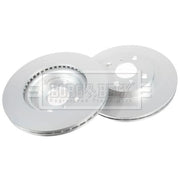 Borg & Beck Front Brake Vented Discs & Pads fits Toyota Will Vi I 2000-2001 1.3