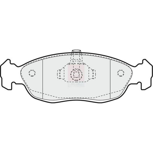 Apec Front Brake Pad Set fits Citroën Saxo 1996-2004 1.4 1.6