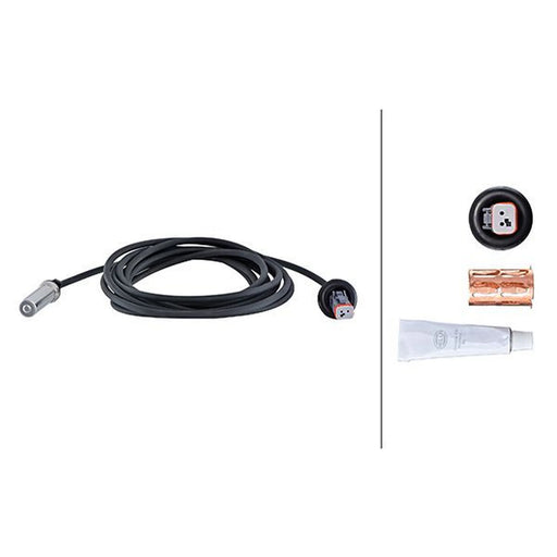Hella ABS Wheel Speed Sensor Rear fits Volvo Fh 2005 on