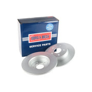 Borg & Beck Front & Rear Brake Discs & Pads fits Ford C-Max II 2010-2019 1.6