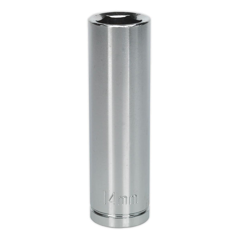 Seigen by Sealey WallDrive Socket 14mm Deep 1/2"Sq Drive S0670 Seigen by Sealey  - Dynamic Drive