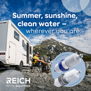 REICH GAS SUPPLY BOX, LOCK & VALVE - LIGHT GREY
