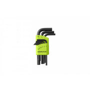 Carlyle Tools 9 Pc Short Hex Key Set Metric - image 1