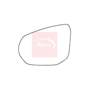 Apec Exterior Wing Mirror Glass Left fits Audi Q2 2016-2021 1.0 1.4 1.6 2.0