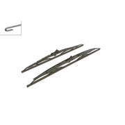 Bosch Conventional Front Wiper Blade Set 530mm + 450mm fits Aston Martin Cygnet