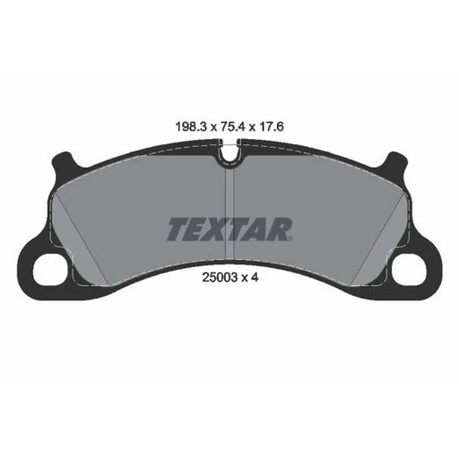 Textar Front Brake Pad Set 2500301