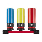 Milwaukee Shockwave Hex Socket 1/2In. Auto Set-3Pc Milwaukee - Dynamic Drive