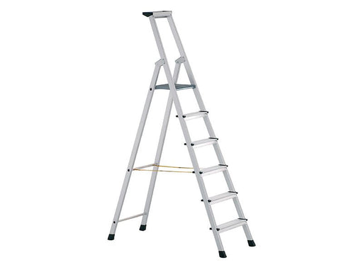 Zarges Anodised Trade Platform Steps, Platform Height 1.10m 5 Rungs Zarges - Dynamic Drive