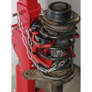Sealey Coil Spring Compressing Station with Gauge Hydraulic 2000kg Capacity Sealey - Dynamic Drive