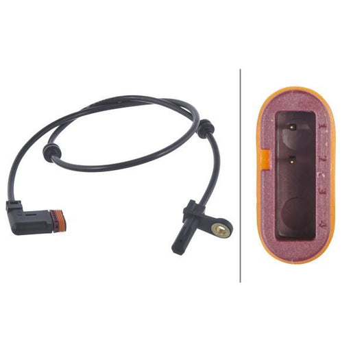 Hella ABS Wheel Speed Sensor Rear fits Mercedes-Benz S-Class 2005-2013