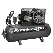 Sealey Air Compressor 200L Belt Drive 5.5hp 3ph SAC32055B Sealey - Dynamic Drive
