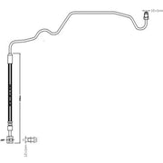 Juratek Brake Hydraulic Hose Line outer JBH1156L