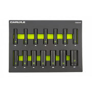Carlyle Tools 14Pc 1/2Dr 6Pt Deep Imp Skt 10-27mm - image 1