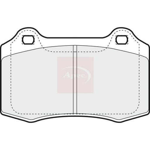 Apec Front Brake Pad Set PAD1271