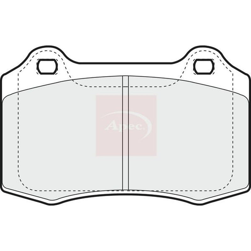 Apec Front Brake Vented Discs & Pads fits Peugeot 208 I 2014-2019 1.6
