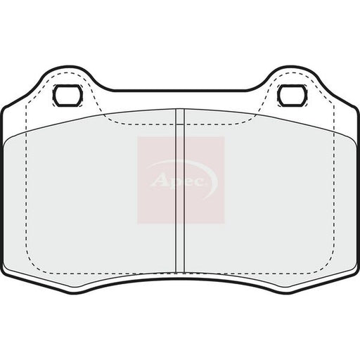 Apec Front Brake Vented Discs & Pads fits Peugeot 208 I 2014-2019 1.6