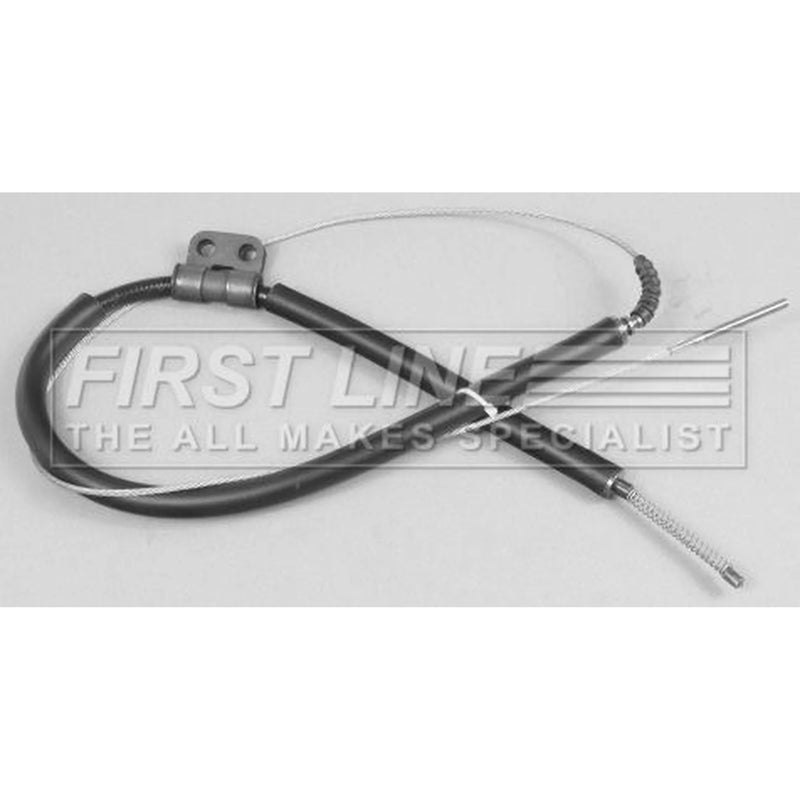 First Line Handbrake Cable Left Rear fits Nissan Prairie 1983-1987 1.5 1.8