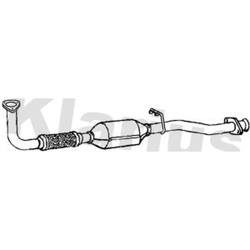 Klarius Catalyst Type Approved With Pipe fits Land Rover Defender 1998-2016 2.5