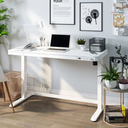 Dellonda Single Motor Ultra-Quiet Electric Desk with Control Panel USB Port Dellonda - Dynamic Drive