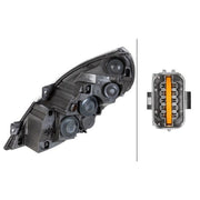 Hella Headlight Headlamp H7/H1 Right 1LR 010 117-221
