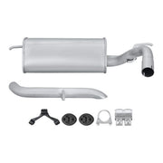 Hella End Silencer Rear fits Audi A2 2000-2005 1.4