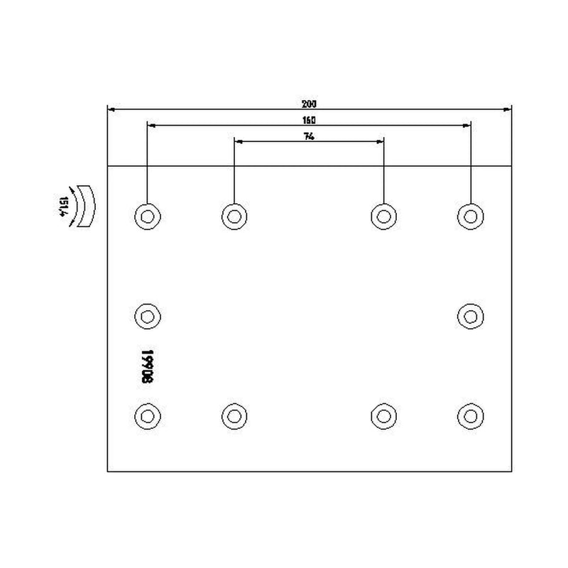 Textar Textar Cv Brake Lining Set 1990803 21209710B 1990803