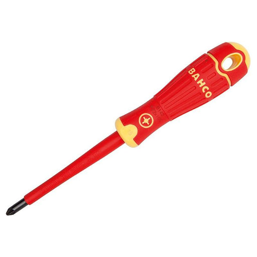 Bahco BAHCOFIT VDE Insulated Pozidriv Screwdriver PZ1 x 80mm Bahco - Dynamic Drive