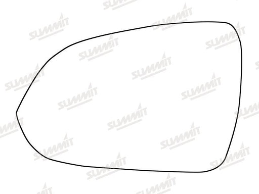 Summit Heated Base Plate With Standard Mirror Glass fits Kia Rio 17 on LHS Summit - Bars 4 Cars