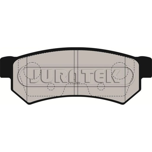Juratek Rear Brake Pad Set fits Chevrolet Lacetti 2005-2013 1.4 1.6 1.8 2.0