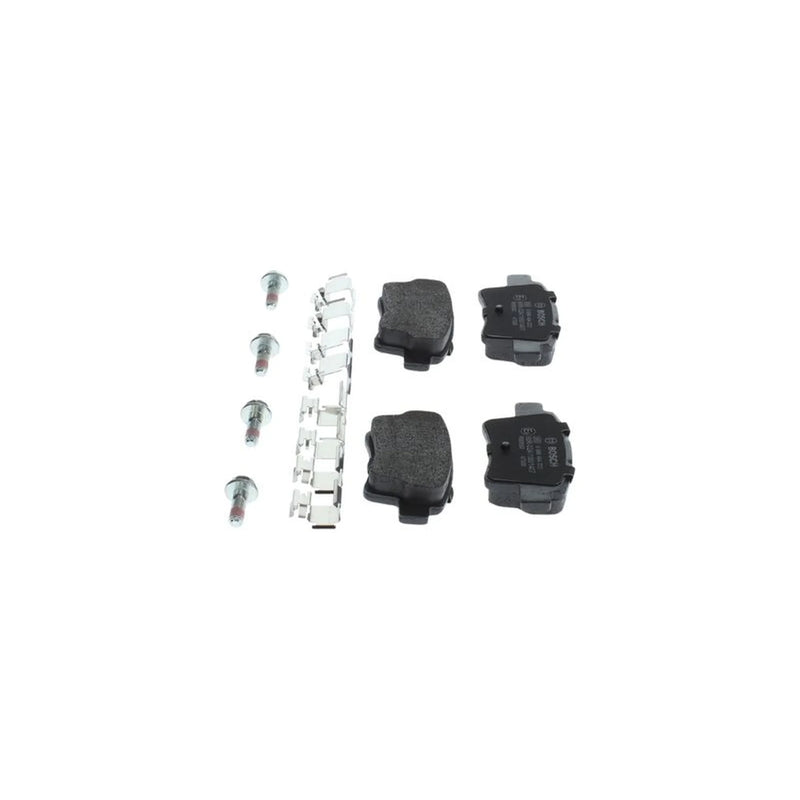 Bosch Front & Rear Pads fits Fiat Grande Punto 2005-2009 1.4 1.6 1.9