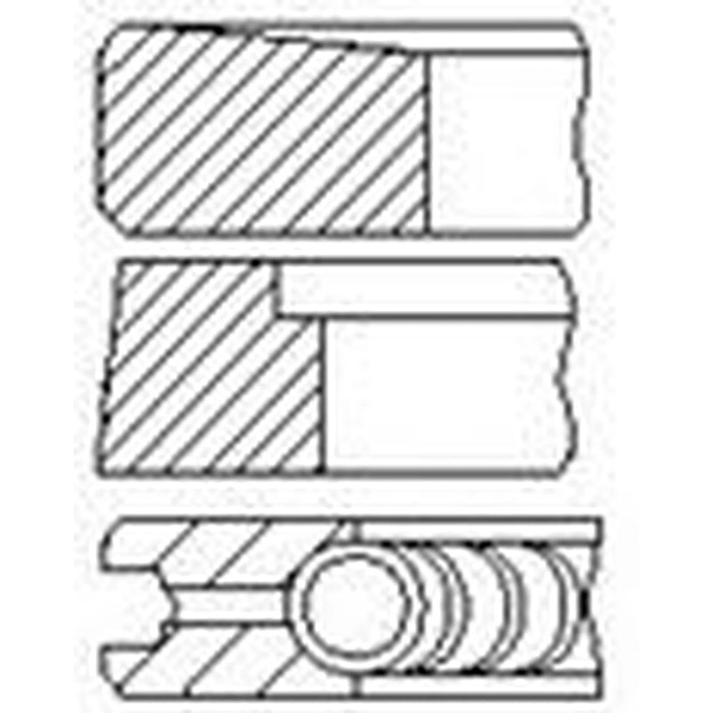 FAI Piston Ring Kit (1CYL) PR75-000 12033-5X00A PR75-000