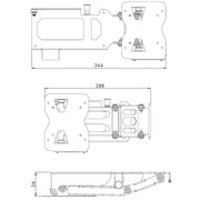 LCD TV Bracket for Caravans and Motorhomes Nova - Dynamic Drive