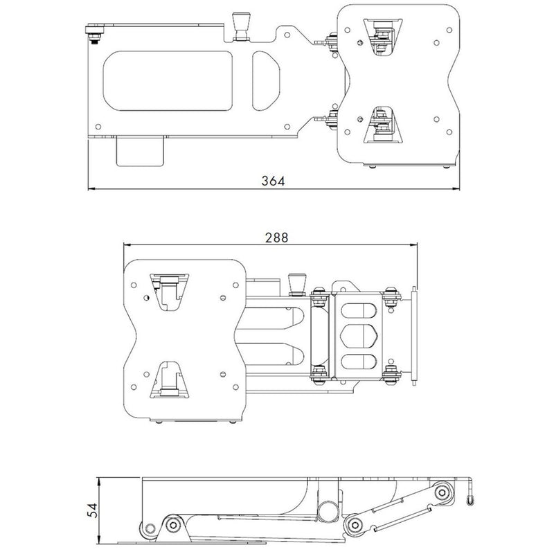 LCD TV Bracket for Caravans and Motorhomes Nova - Dynamic Drive
