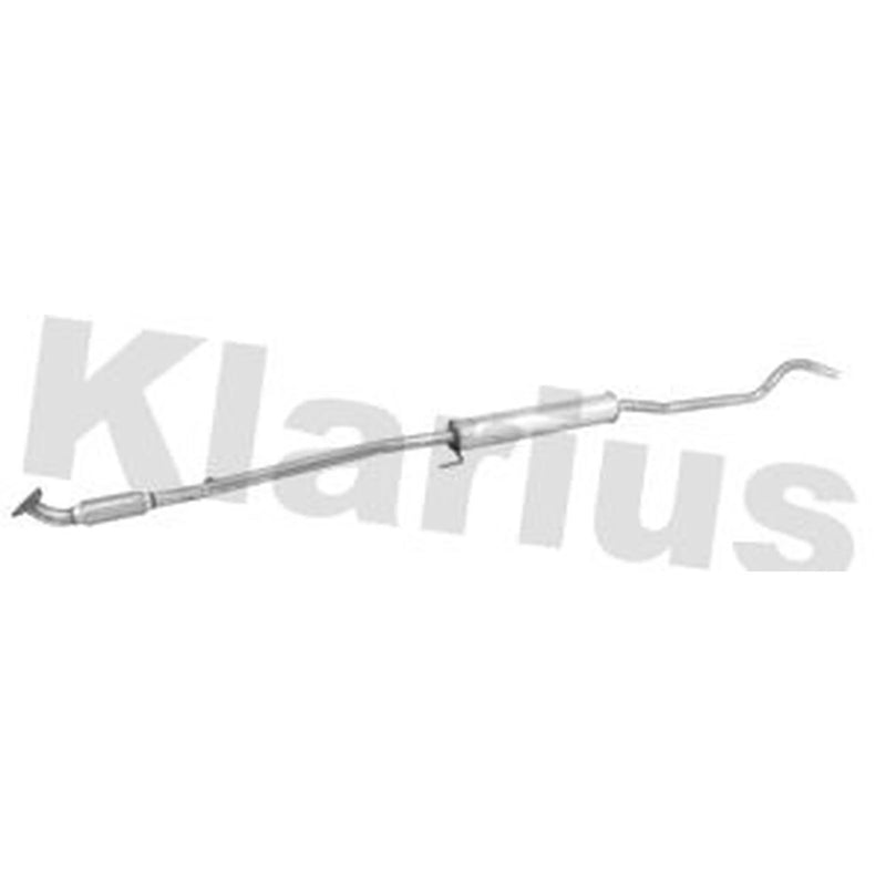 Klarius Box With Centre Pipe Centre fits Opel Corsa C 2000-2009 1.0