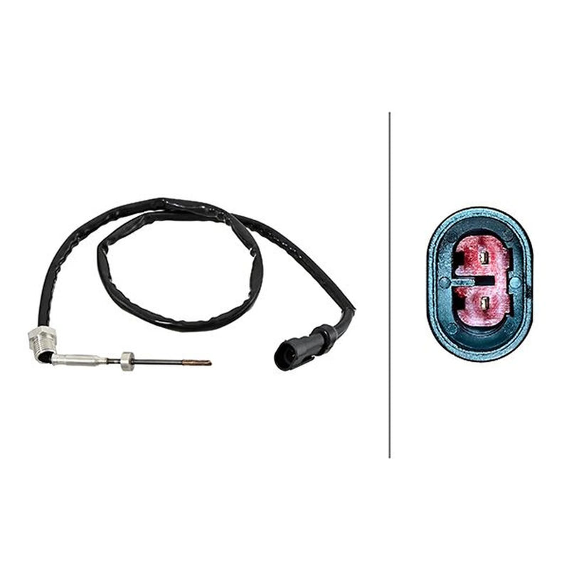 Hella Exhaust Gas Temperature Sensor fits Daf Cf 75 2001-2013