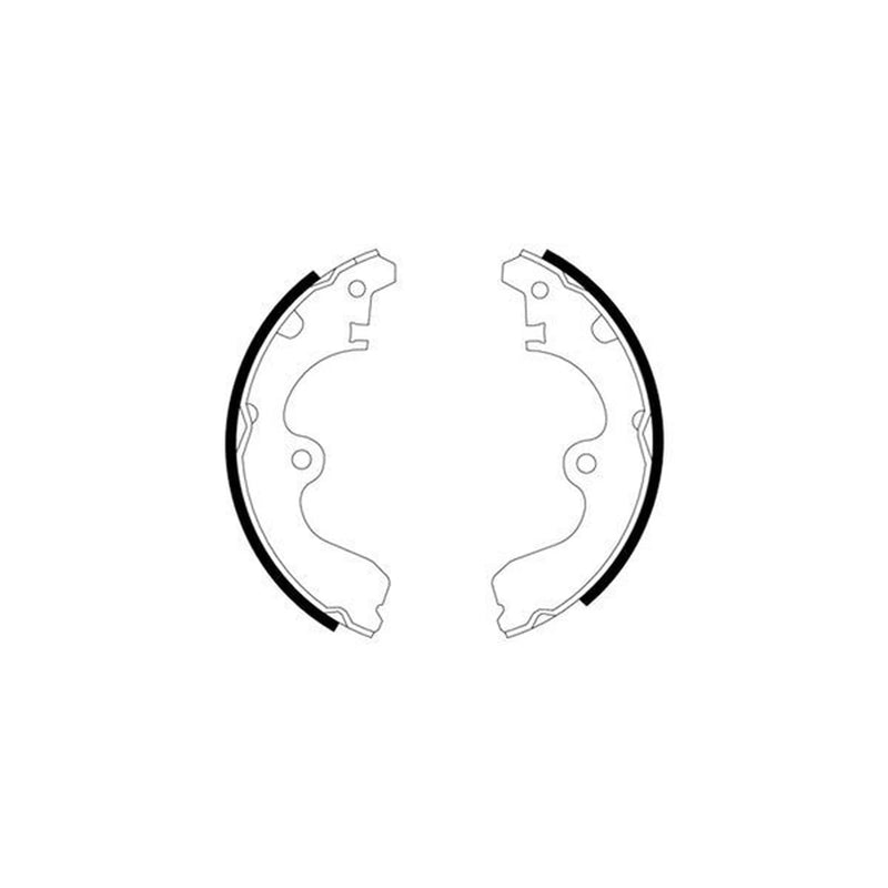Mintex Brake Shoe Set Axle Kit fits Toyota Cynos 1990-1995 1.5
