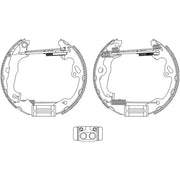 Mintex Brake Shoe Set Axle Kit