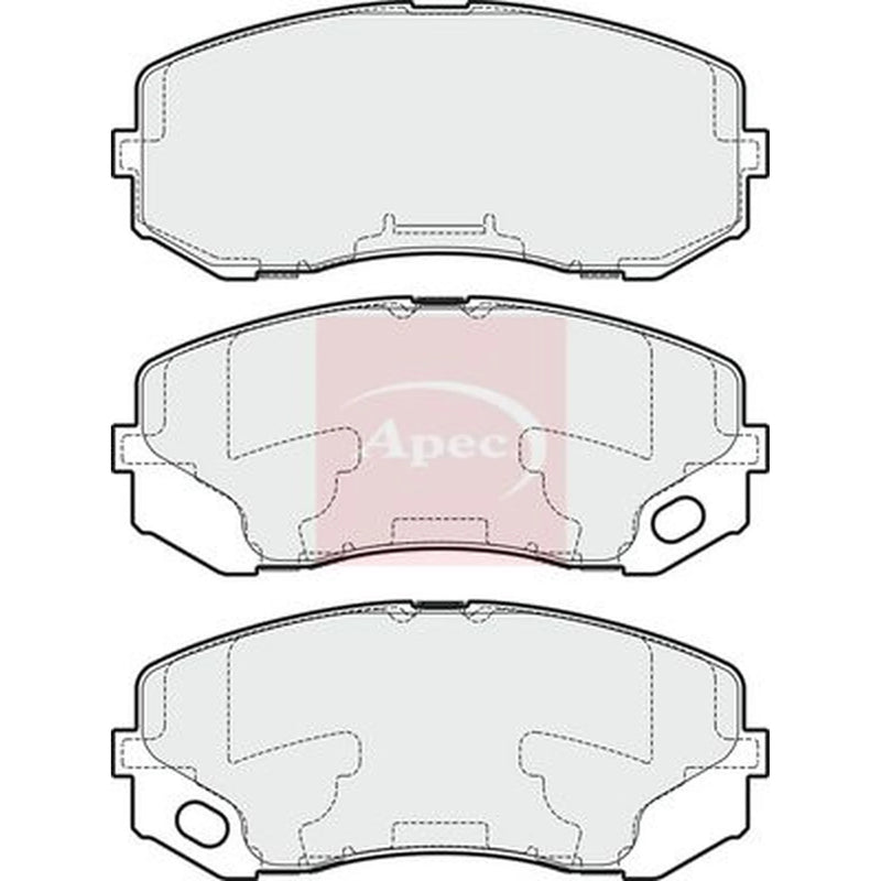 Apec Brake Pad Set PAD1726