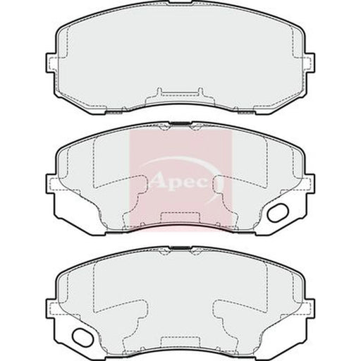 Apec Brake Pad Set PAD1726