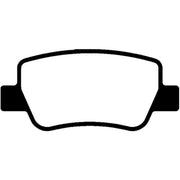 Abtex Rear Brake Pad Set PLU2074