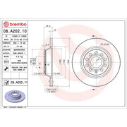 Brembo Front & Rear Brake Discs & Pads fits Audi Q3 2011-2018 1.4 2.0