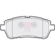 Apec Front Brake Pad Set fits Ford Fiesta 2010-2017 1.6