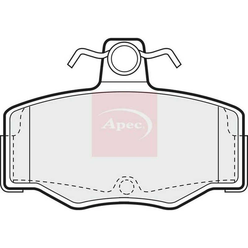 Apec Rear Brake Solid Discs & Pads fits Nissan Almera Tino 2000-2006 1.8 2.0 2.2
