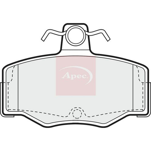 Apec Rear Brake Solid Discs & Pads fits Nissan Almera Tino 2000-2006 1.8 2.0 2.2