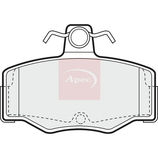 Apec Rear Brake Pad Set PAD693