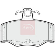 Apec Rear Brake Pad Set fits Nissan Almera 2000-2006 1.5 1.8 2.2