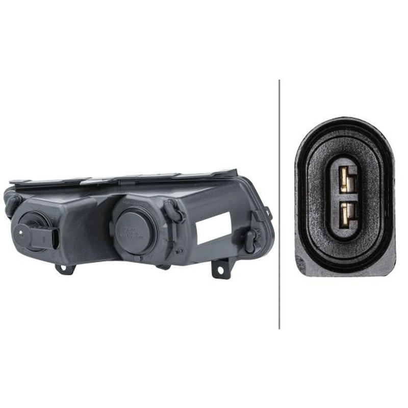 Hella Daytime Running Light P21W Left fits VW Polo V 2009-2022