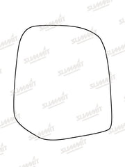 Summit Stick-On Standard Mirror Glass fits Ford Ranger 06 to 14 LHS Summit - Bars 4 Cars