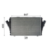 Mahle Intercooler (Charge Air Cooler) fits Fiat Croma 2005-2011 2.4