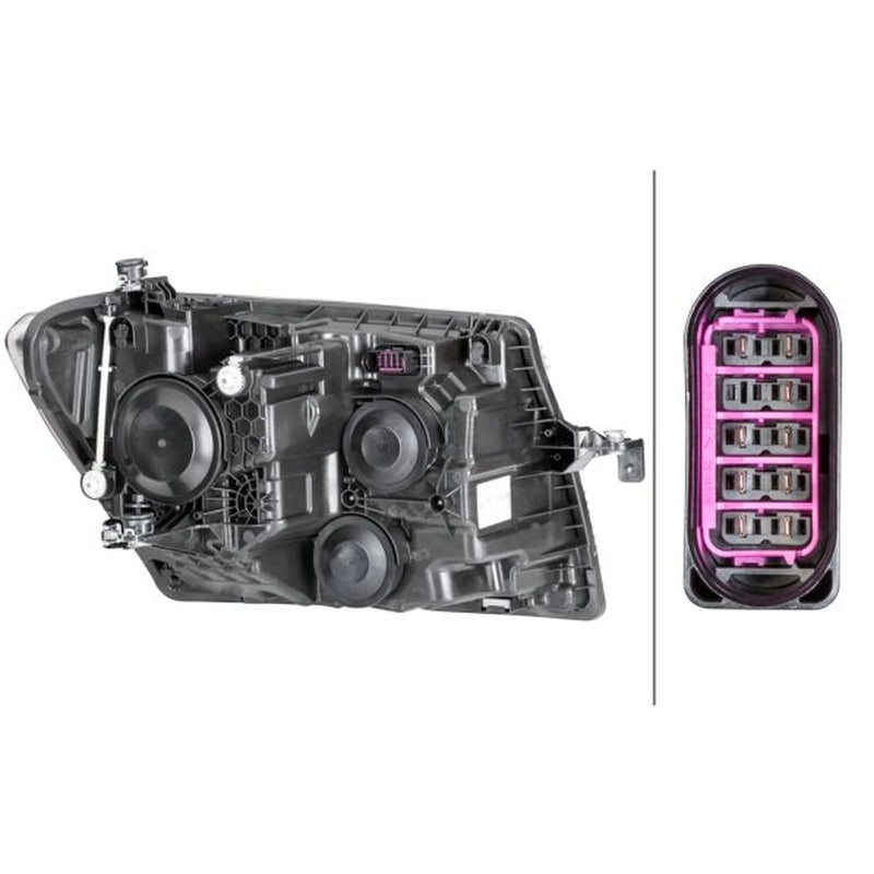 Hella Headlight Headlamp H21W Left fits Man Tge 2017-2024 2.0